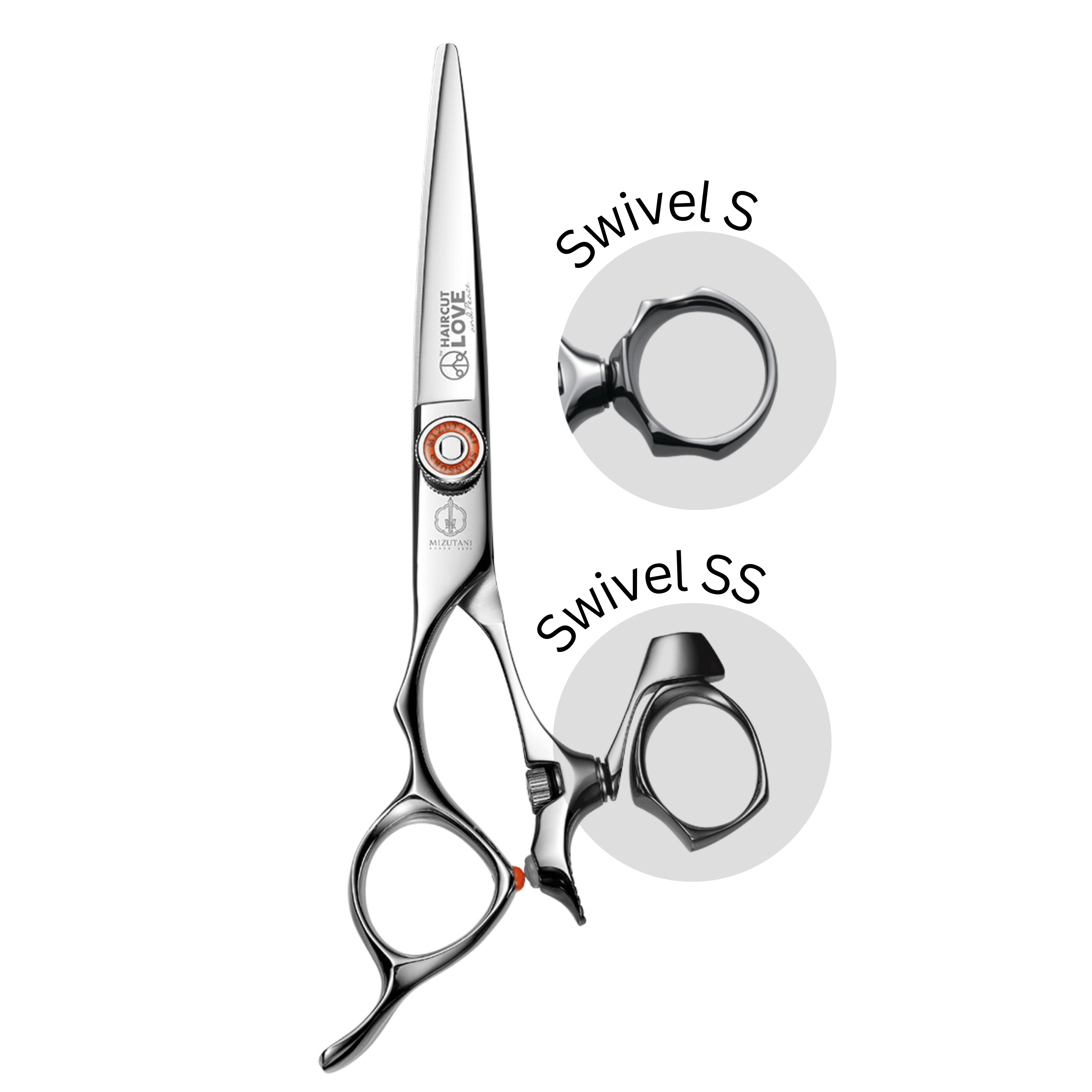S-Series ORANGE Collection – Mizutani Hair Scissors Lefty