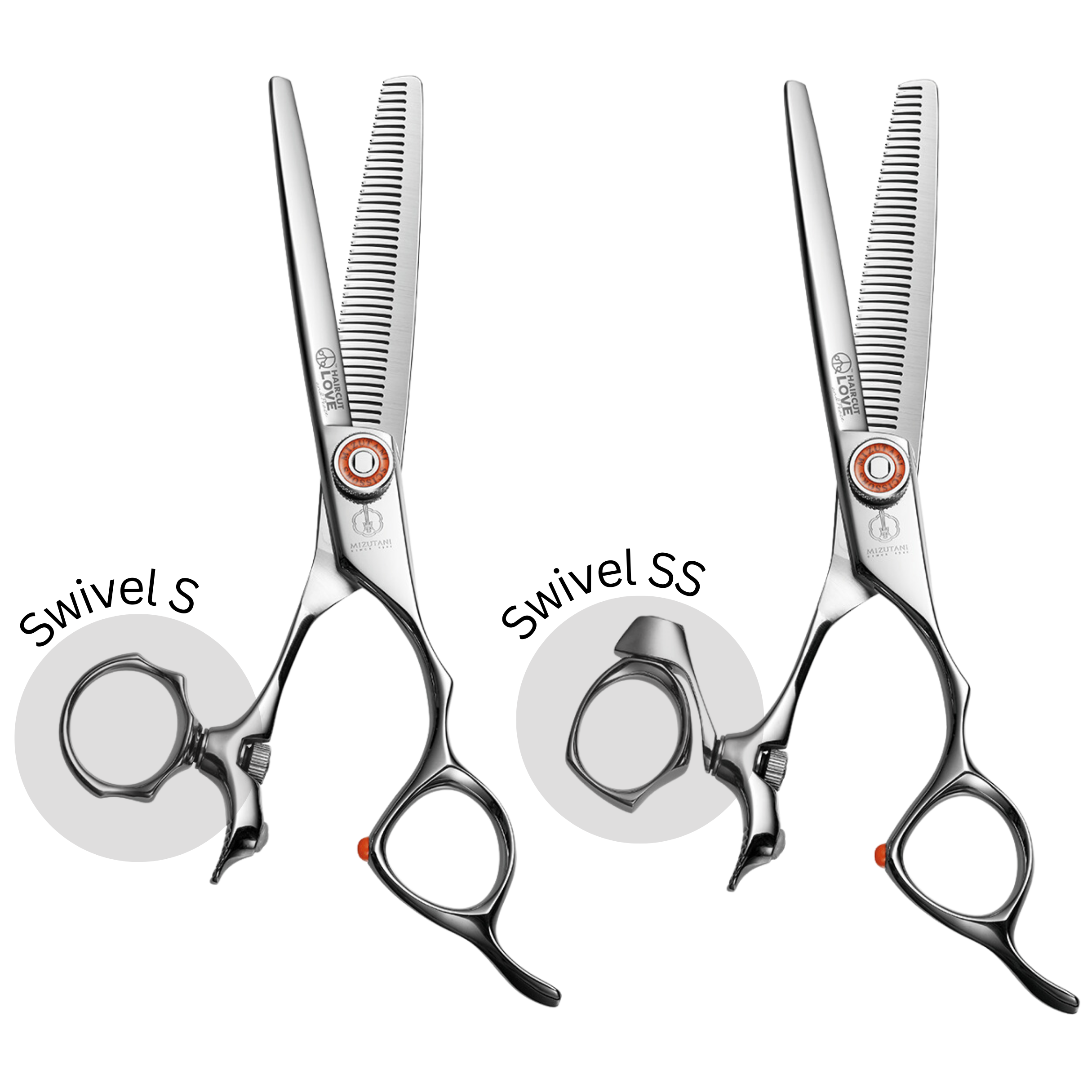 S-Series ORANGE Collection – Mizutani Thinning Scissors
