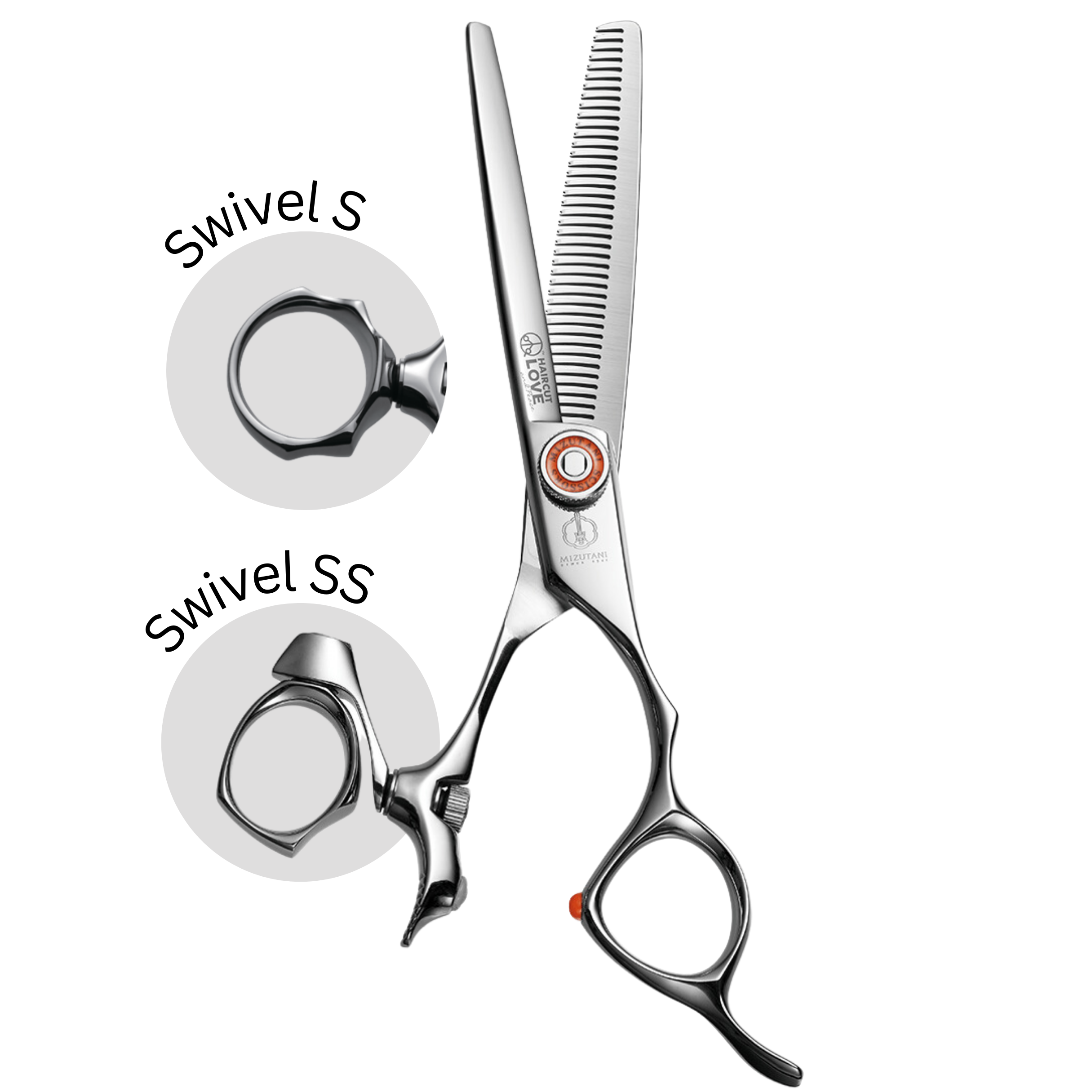 S-Series ORANGE Collection – Mizutani Thinning Scissors