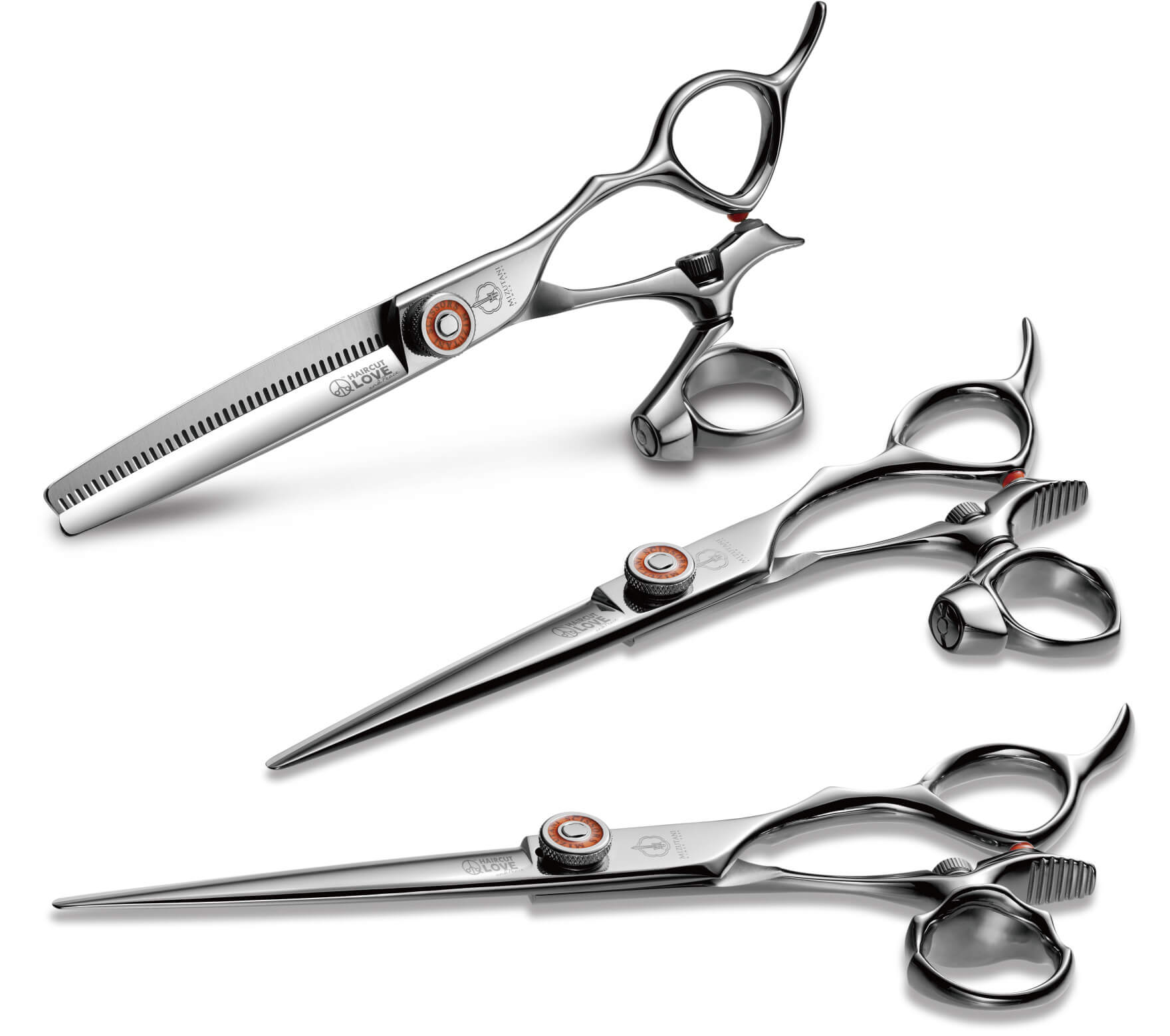 S-Series ORANGE Collection – Mizutani Thinning Scissors Lefty
